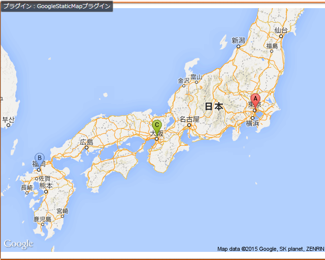 地図表示 地図表示