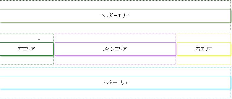 枠線表示 枠線表示